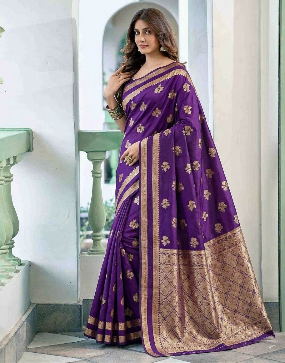Exclusive Design Katan Silk Saree