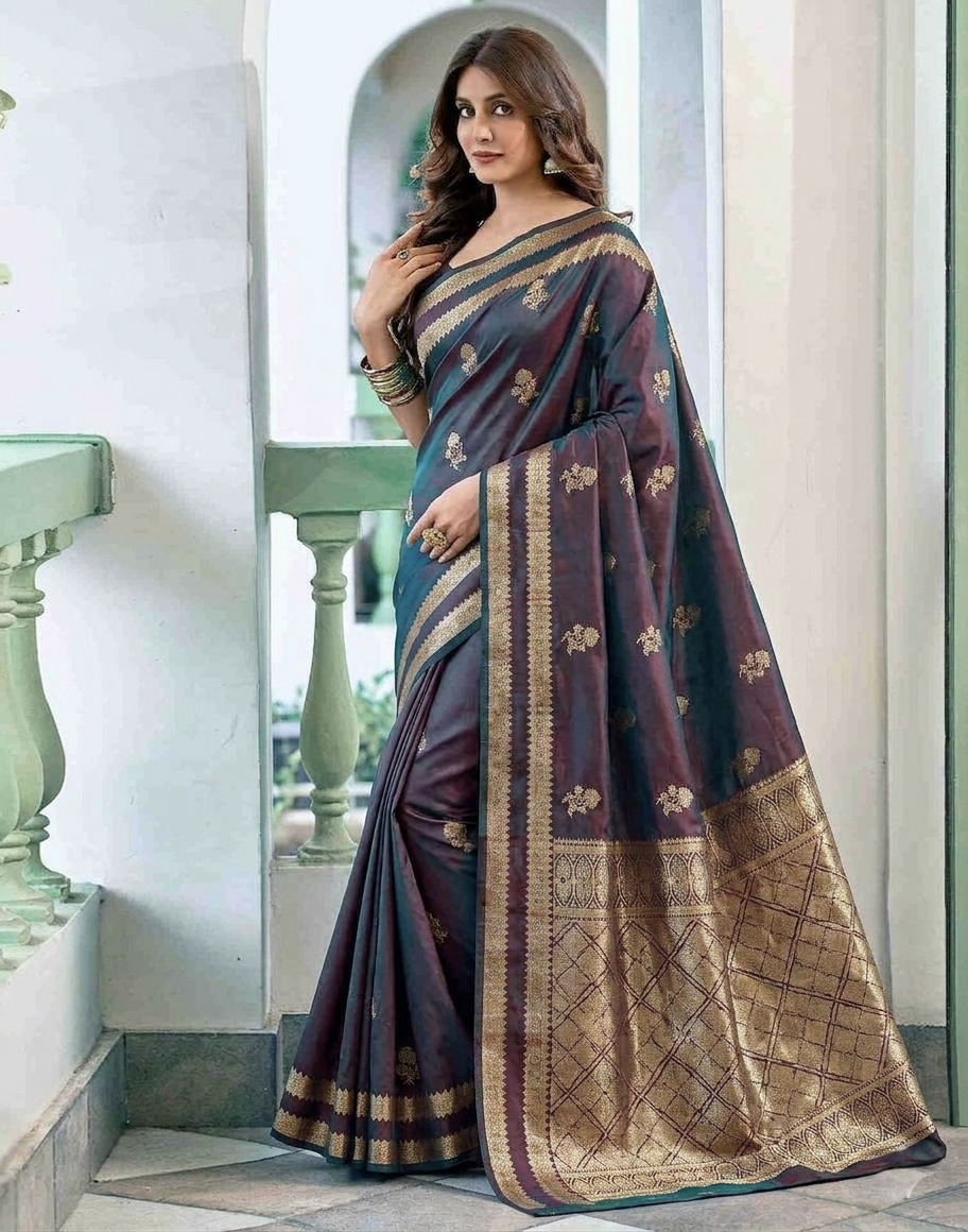 Exclusive Design Katan Silk Saree