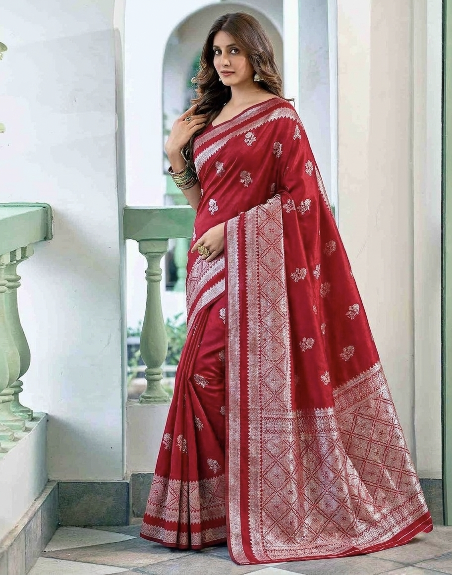 Exclusive Design Katan Silk Saree